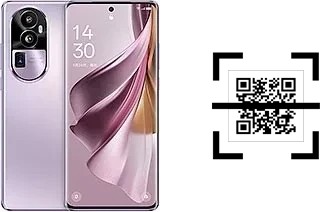 How to read QR codes on an Oppo Reno10 Pro+?