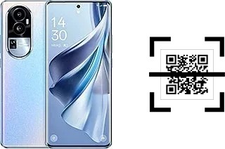 How to read QR codes on an Oppo Reno10 Pro?