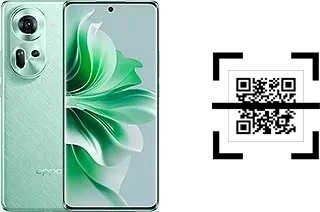 How to read QR codes on an Oppo Reno11?