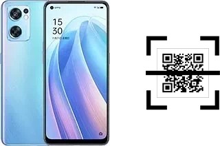 How to read QR codes on an Oppo Reno7 SE 5G?