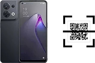 How to read QR codes on an Oppo Reno8?