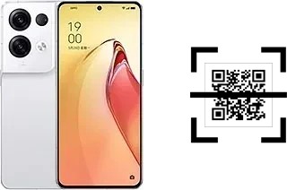 How to read QR codes on an Oppo Reno8 Pro+?