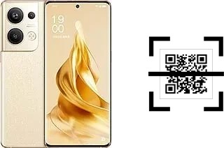 How to read QR codes on an Oppo Reno9 Pro+?