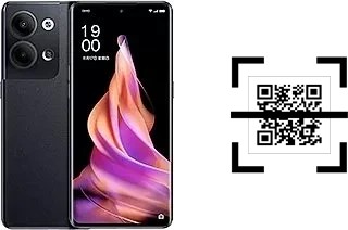 How to read QR codes on an Oppo Reno9?