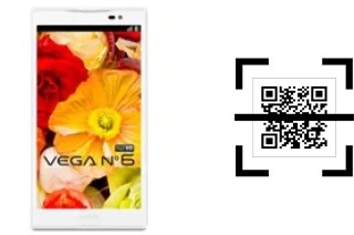 How to read QR codes on a Pantech Vega No 6?