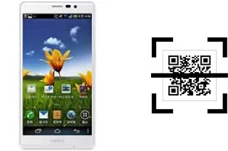 How to read QR codes on a Pantech Vega R3 IM-A850L?