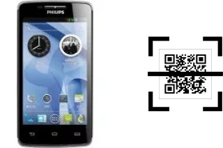 How to read QR codes on a Philips D833?