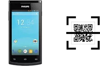 How to read QR codes on a Philips S308?