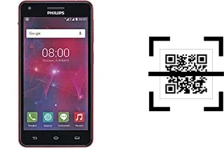 How to read QR codes on a Philips V377?