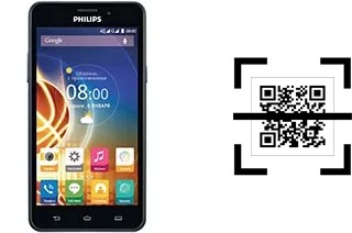 How to read QR codes on a Philips V526?