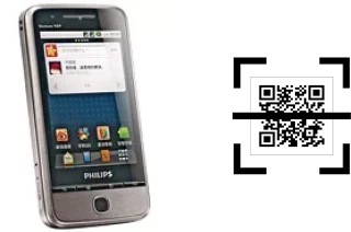 How to read QR codes on a Philips V726?