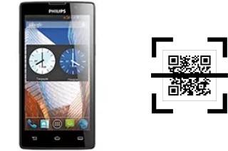 How to read QR codes on a Philips W3500?