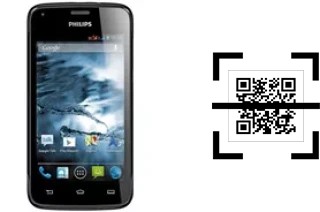 How to read QR codes on a Philips W3568?