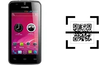 How to read QR codes on a Philips W536?