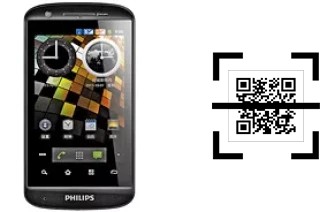 How to read QR codes on a Philips W626?