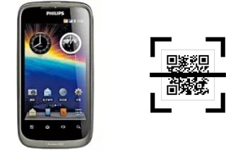 How to read QR codes on a Philips W632?