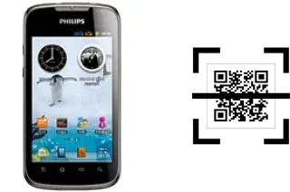 How to read QR codes on a Philips W635?