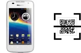 How to read QR codes on a Philips W6350?