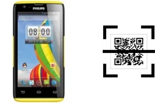 How to read QR codes on a Philips W6500?