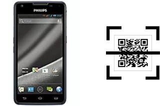 How to read QR codes on a Philips W6610?