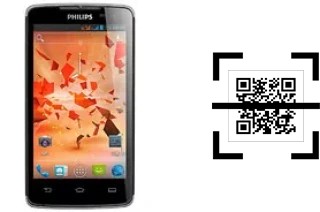 How to read QR codes on a Philips W732?