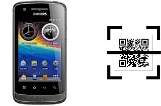 How to read QR codes on a Philips W820?