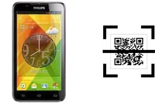 How to read QR codes on a Philips W8355?