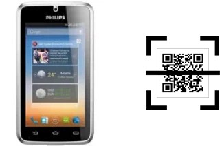 How to read QR codes on a Philips W8500?