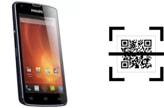 How to read QR codes on a Philips W8510?