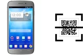 How to read QR codes on a QMobile Noir A750?