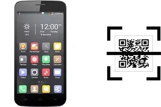 How to read QR codes on a QMobile Linq X100?