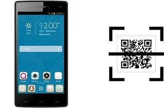 How to read QR codes on a QMobile Noir X550?