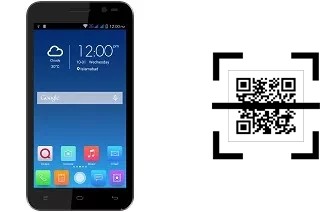 How to read QR codes on a QMobile Noir X600?