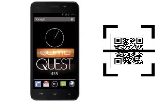 How to read QR codes on a Qumo QUEST 455?