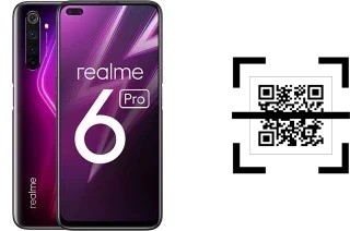 How to read QR codes on a Realme 6 Pro?