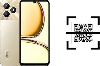 How to read QR codes on a Realme C53 (India)?