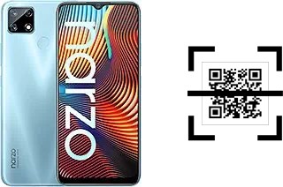 How to read QR codes on a Realme Narzo 20?