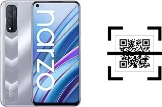 How to read QR codes on a Realme Narzo 30?