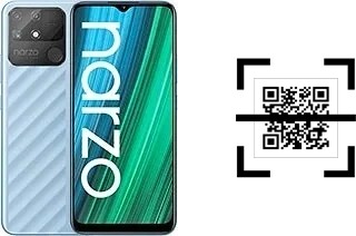 How to read QR codes on a Realme Narzo 50A?