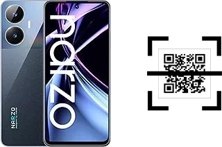 How to read QR codes on a Realme narzo N55?