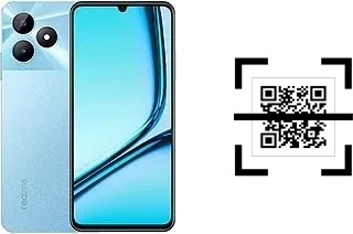 How to read QR codes on a Realme Note 50?