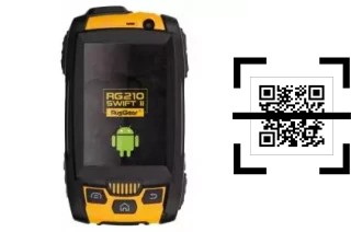 How to read QR codes on a RugGear RG210 Swft II?