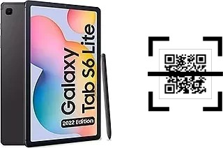 How to read QR codes on a Samsung Galaxy Tab S6 Lite (2022)?