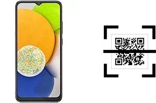 How to read QR codes on a Samsung Galaxy A03?