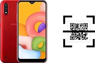 How to read QR codes on a Samsung Galaxy A01?