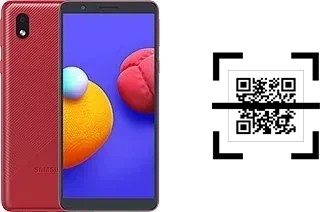 How to read QR codes on a Samsung Galaxy M01 Core?