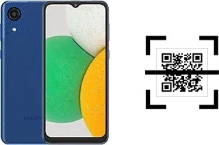 How to read QR codes on a Samsung Galaxy A03 Core?