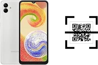 How to read QR codes on a Samsung Galaxy A04?
