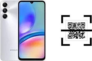 How to read QR codes on a Samsung Galaxy A05s?