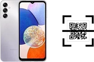 How to read QR codes on a Samsung Galaxy A14 5G?